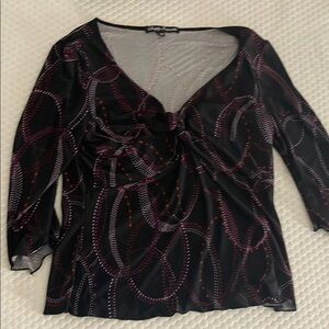 Black and Purple Women's Top